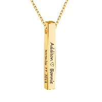 Bar Necklace-Gold