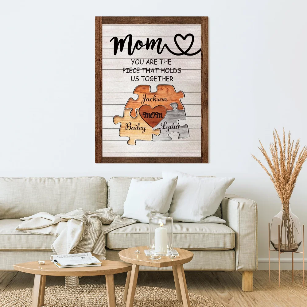 Yofair Canvas print for mom, view 4