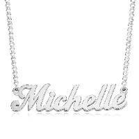 Name Necklace 01-Silver