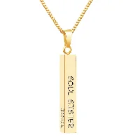 Bar Necklace-Gold 1